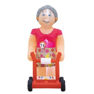 Opblaasbare indoor Sarah rollator