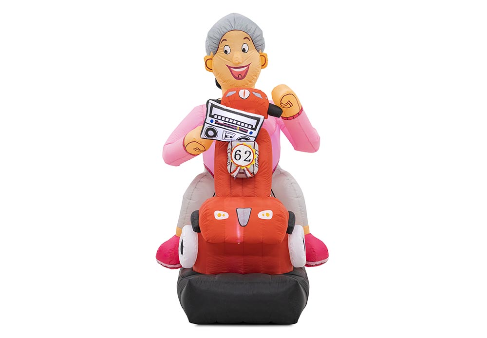 Indoor Sarah Scootmobiel Opblaasbare indoor Sarah scootmobiel